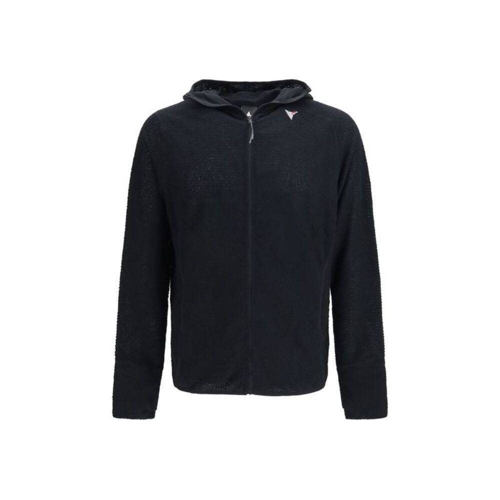 ROA Black Polyester Men's Sweatshirt